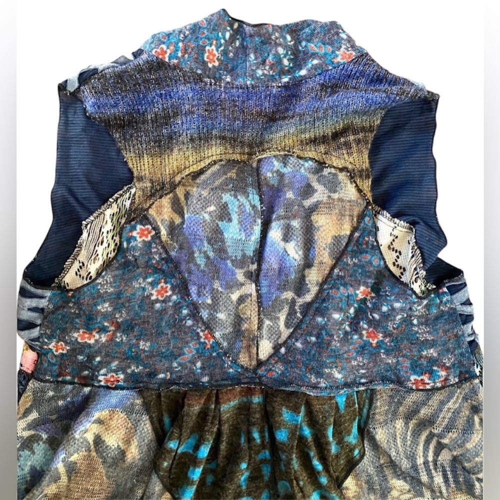 Soft Surroundings Patchwork Sleeveless Duster Swe… - image 8